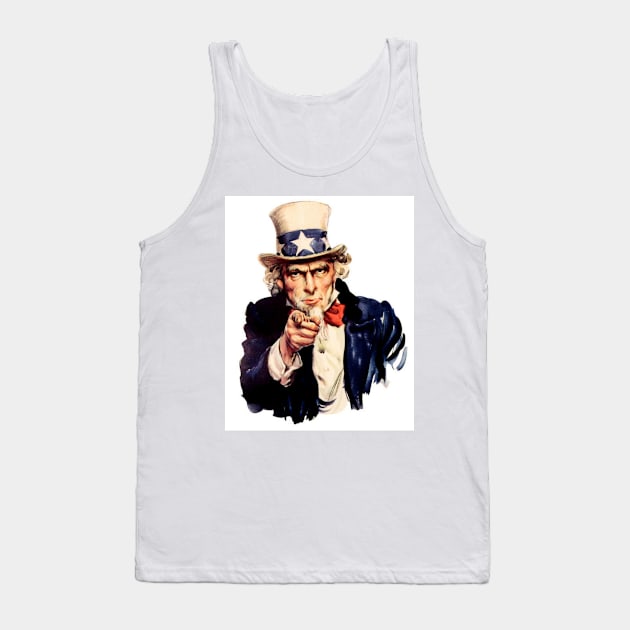 uncle sam Tank Top by dongila5